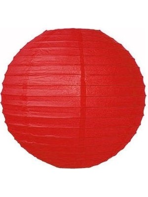 Dekoratif Çin Feneri – Kağıt Lamba - Kırmızı