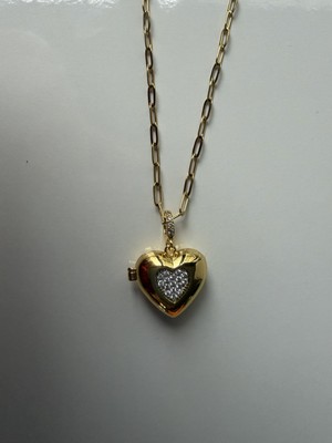 Theory Jewelry Glamour Heart Locket