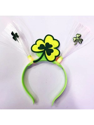 MiraLive LED Işıklı Yanar Söner Yeşil Renk Oktoberfest Partisi Tacı 25X13 cm