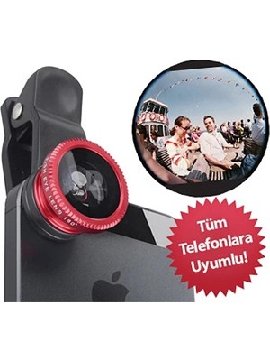 FRY Balık Gözü Cep Telefonu Lensi (Tüm Modellere Uyumlu)