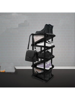 FRY Çift Taraflı 9 Katlı Pratik Ayakkabılık - Askılı Ayakkabı Rafı