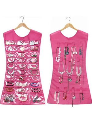 FRY Elbise Şeklinde Takı Organizeri - Pembe