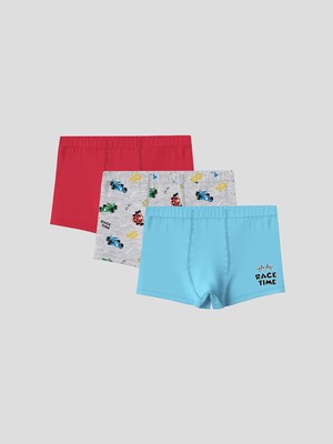 Lc Waikiki Yeni Sezon Baskılı Erkek Çocuk Boxer 3'lü