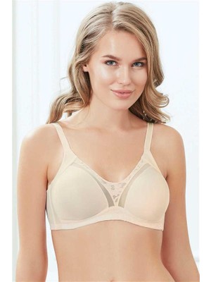 MOTTO10 Butik Balensiz Desteksiz Dolgusuz Toparlayıcı Dantelli Küçültücü Sütyen