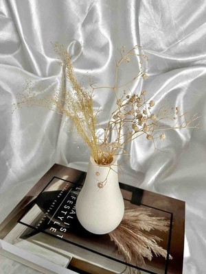 Minimal Mat Dekoratif Vazo