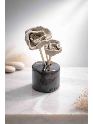 Cogo Seramik Seramik Çiçekli Oda Kokusu Seti