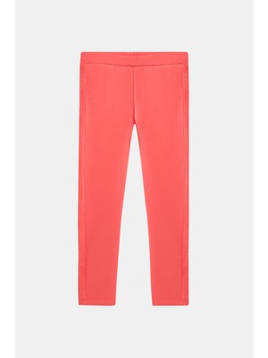 Lovetti Nar Çiçeği Kız Çocuk Içi Peluş Yan Panel Tüylü Extra Kalın Kışlık Tayt