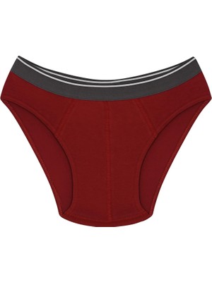 İlk El Grup Erkek Pamuk Likralı Slip Bordo IEG-ÇKRS34