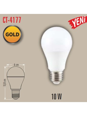 Cata 10W LED Ampul Beyaz 6500 K 1000 Lümen E27 Duy CT-4177