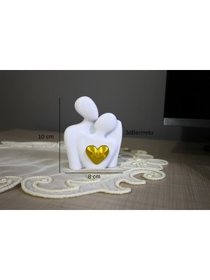 Bermetu Iskandinav Tarzı Sarılan Sevgili Aşk Biblo