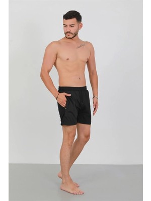 İlk El Grup Erkek Fermuarlı Cepli Deniz Şortu Siyah IEG-ÇKRS34