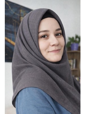 Miray  Büyük Boy Pano Pamuk Eşarp - 120 x 120 - 0618-28