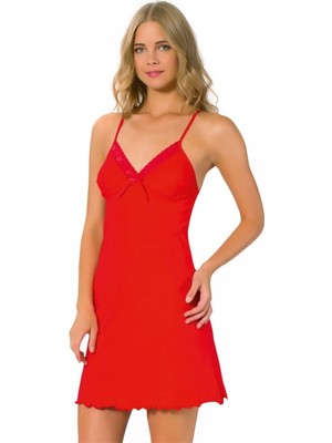 İlk El Grup Ip Askılı Gecelik Kırmızı IEG-ÇKRS34