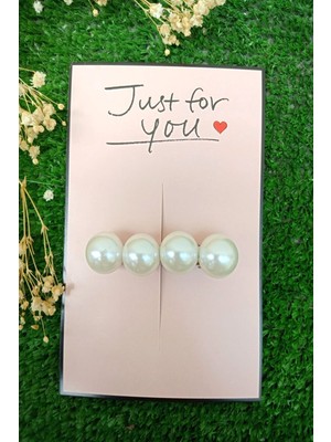 Emtory Home 10 Adet Kesikli Toka Kartı - Kalın Kuşe (5981) Bandana Kartı - 9X14CM - Krem Just For You - Toka Yok