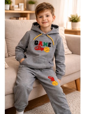 Bebeksy Erkek Çocuk Kapüşonlu Eşofman Takımı ( 3-6 Yaş )
