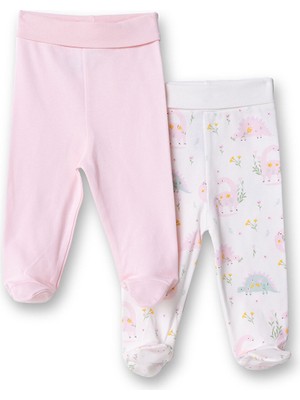 Hellobaby Hellobaby, Kız, 2li Patikli Alt, Dinozor Baskılı, Uzun