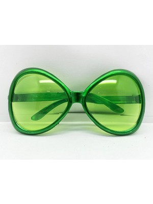 MiraLive Yeşilçam Temalı Parti Gözlüğü Yeşil Renk 7X16 cm