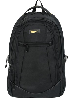 Katre46 Çok Amaçlı Laptop Dizüstü Bilgisayar Bölmeli Sırt Çanta Sıyah