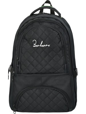 Katre46 Çok Amaçlı Laptop Dizüstü Bilgisayar Bölmeli Sırt Çanta Siyah