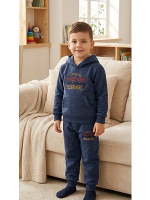 Bebeksy Kapüşonlu Erkek Çocuk Eşofman Takımı ( 3-6 Yaş )