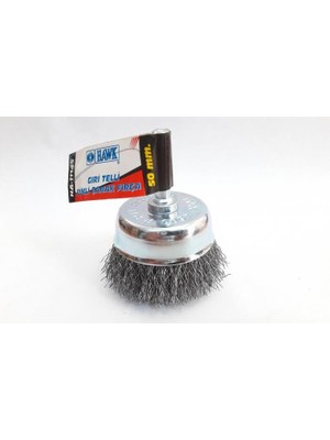 Pazarcan Hawk HA11145 Pimli Gri Tel Çanak Fırça 50 mm