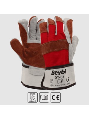 Pazarcan Beybi Dt-01 Deri Takviyeli Eldiven No:10