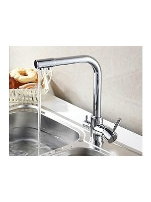 Starseven Hakverdi Su Aritma 3 Çikişli Dual Flow Evye Mutfak Bataryasi