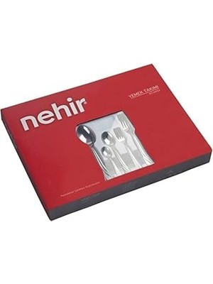 Starseven Nehir Fiesta Sade 12 Kişilik 60 Parça Çatal Kaşık Takımı