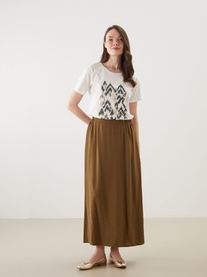 Lc Waikiki Yeni Sezon Beli Lastikli A Kesim Kadın Etek