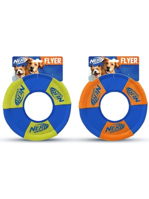 Shop A Way Toss And Tug Ring Köpek Oyuncağı, Frizbi, Hafif, Dayanıklı ve Suya Dayanıklı, 22 cm Çap, Orta/büyük