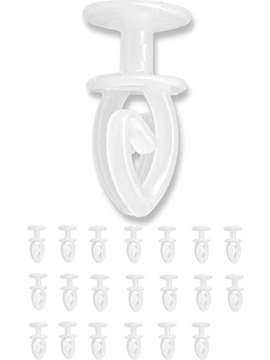 Shop A Way 60 Adet Geçmeli Perde Korniş Düğmesi – Dikiş Gerektirmeyen Perde Asma ve Geçirme Aparatı, Kolay Tak-