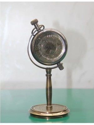 Dekofon Masa Üstü Pirinç Saat Model 6