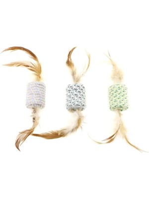 Shop A Way Glipet Örme Tüylü Silindir Kedi Oyuncağı 12 cm