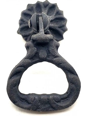 Dekofon Eco Lounge Antika Tarz Dekoratif Pirinç Kalp Sarkaç Mobilya Kulbu - 25 Mm, Oksit