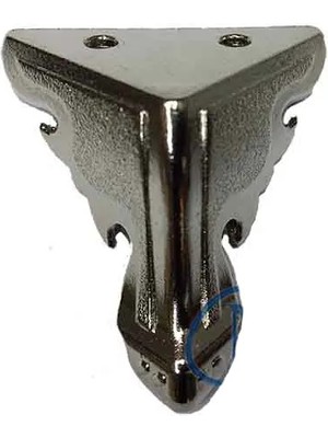 Dekofon Eco Lounge Kelebek Sandık Ayağı, Kutu Ayak 2,5 cm - Nikel, 100 Adet