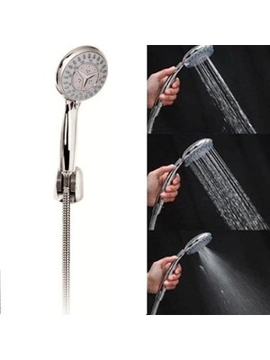 Dekofon Terapi Etkili 3 Fonksiyonlu Mercedes Duş Başlığı Seti