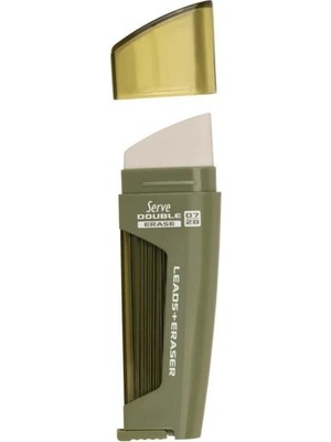 Serve  Earth Tones Double Erase - Min & Silgi - 0.7 mm Yeşil
