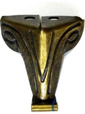 MiraLive Moda Sac Sandık Ayağı, Kutu Ayak 2,5 cm - Antik, 100 Adet