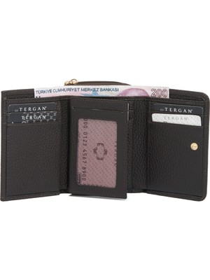 Tergan  Kahve Hakiki Deri Kadın Cüzdan - S1CB00005798-A42