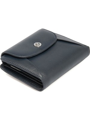 Tergan  Lacivert Hakiki Deri Kadın Cüzdan - S1CB00005714-I91