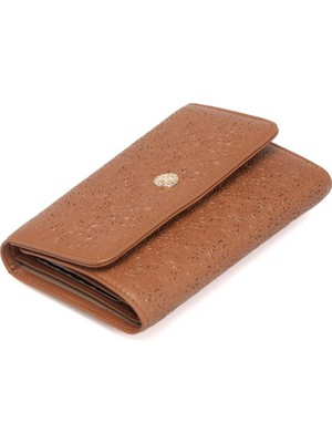 Tergan  Taba Hakiki Deri Kadın Cüzdan - S1CB00005788-F83