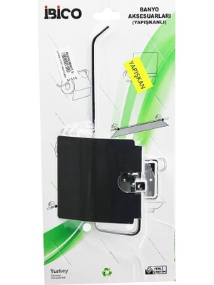 Kapaklı  Metal  Solo Kağıt Havluluk   Yapışkanlı Montaj BNY-511K (4887)