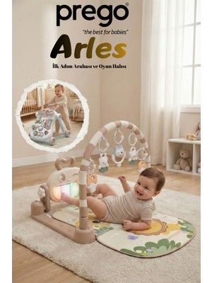 Prego Toys Arles Ilk Adım Arabası ve Oyun Halısı