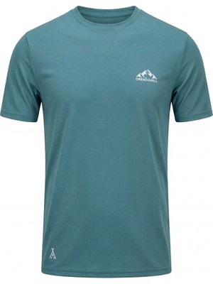 Orendahıll ORENDAHILL Erkek Spor Tişört Hızlı Kuruyan Esnek Regular Fit Basic Gym Activewear