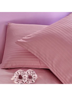 Shop A Way 2'li Yastık Kılıfı 50X70 cm Gül Kurusu AT7522