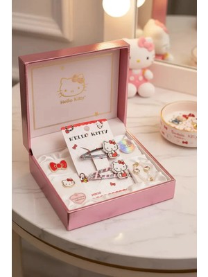 Miniso Sanrio Lisanslı Hello Kitty Saç Tokaları (2 Adet)