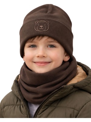 Organickid Forest Çocuk Kahverengi Boyunluk