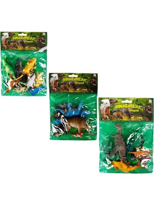 Dekofon Dinozorların Dünyası Poşetli Hayvan Oyun Seti Orta Boy -1 Adet Stokta Olan Gönderilir