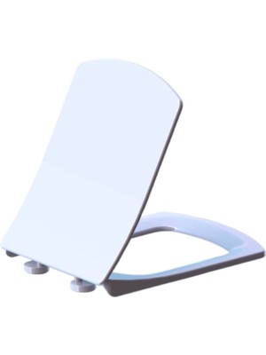 Drom Drom Kare Termoplast Klozet Kapağı (Üstten Montaj Örtme) 104006