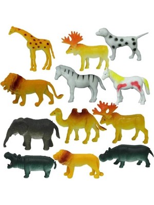 Dekofon Vahşi Hayvanlar Poşetli Hayvan Oyun Seti-1 Adet Fiyatıdır